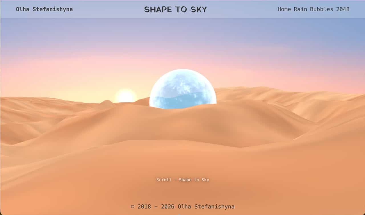 Shape to Sky with WebGPU